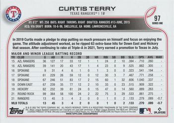 2022 Topps - Purple #97 Curtis Terry  Back