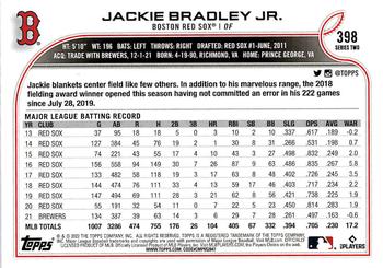 2022 Topps - Purple #398 Jackie Bradley Jr. Back