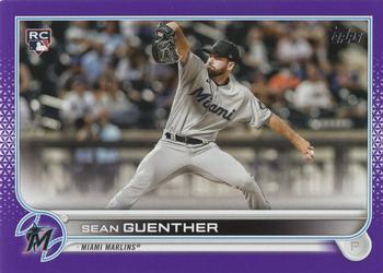 2022 Topps - Purple #471 Sean Guenther Front