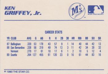 1990 Star Career Stats #NNO Ken Griffey Jr. Back