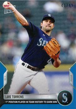 2022 Topps Now - Blue #1017 Luis Torrens Front