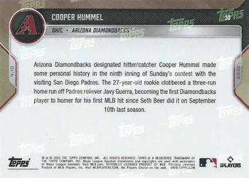 2022 Topps Now - Purple #30 Cooper Hummel Back