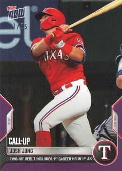 2022 Topps Now - Purple #876 Josh Jung Front