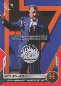 2022 Topps Now - Red #500 Keith Hernandez Front