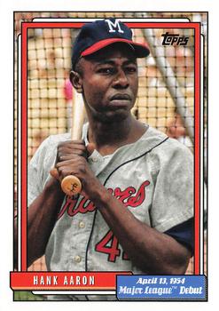 2022 Topps Archives #380 Hank Aaron Front