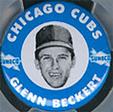 1969-70 Sunoco Chicago Cubs Pins #NNO Glenn Beckert Front