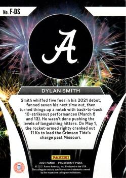 2021 Panini Prizm Draft Picks - Fireworks #F-DS Dylan Smith Back