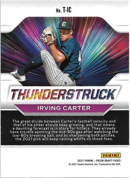 2021 Panini Prizm Draft Picks - Thunderstruck #T-IC Irving Carter Back