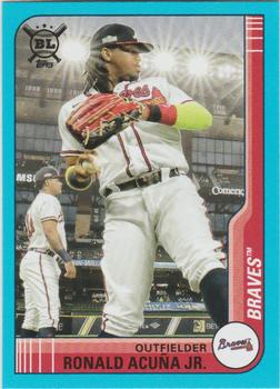 2021 Topps Big League - Electric Blue #226 Ronald Acuña Jr. Front