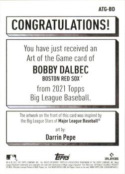 2021 Topps Big League - Art of the Game #ATG-BD Bobby Dalbec Back