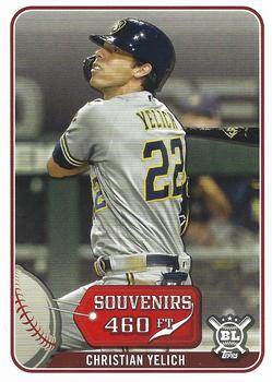 2021 Topps Big League - Souvenirs #SO-18 Christian Yelich Front