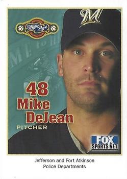 2001 Milwaukee Brewers Police - Jefferson and Fort Atkinson Police Departments #NNO Mike DeJean Front