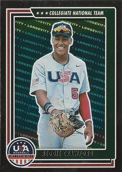 2022 Panini USA Baseball Stars & Stripes - Base Longevity (Hobby) #5 Reggie Crawford Front