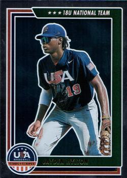 2022 Panini USA Baseball Stars & Stripes - Longevity (Retail Base) #58 Jayden Hylton Front