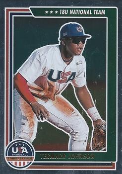 2022 Panini USA Baseball Stars & Stripes - Longevity (Retail Base) #96 Termarr Johnson Front