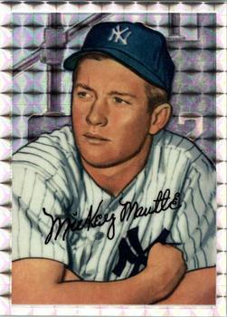 1996 Bowman's Best - Mickey Mantle Commemorative Reprint Finest Atomic Refractor #20 Mickey Mantle Front