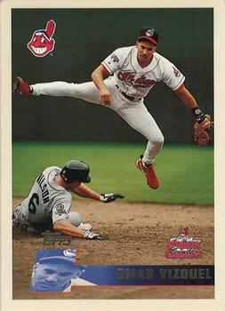 1996 Topps Team Topps Cleveland Indians #84 Omar Vizquel Front