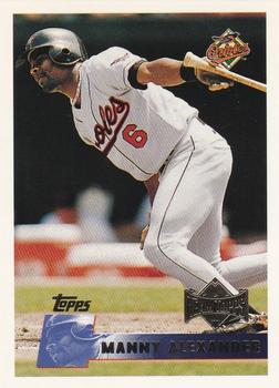 1996 Topps Team Topps Baltimore Orioles #34 Manny Alexander Front