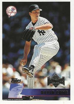 1996 Topps Team Topps New York Yankees #124 David Cone Front