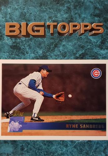 1996 Topps Team Topps Chicago Cubs - Big Topps #NNO Ryne Sandberg Front