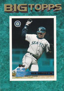 1996 Topps Team Topps Seattle Mariners - Big Topps #NNO Ken Griffey, Jr. Front