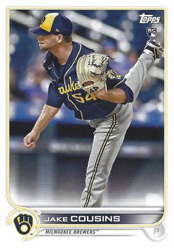 2022 Topps Milwaukee Brewers #MIL-10 Jake Cousins Front