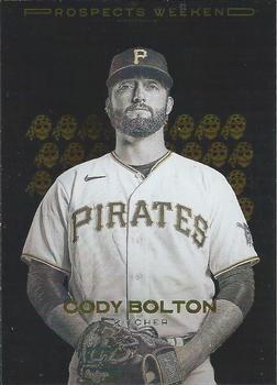 2022 Indianapolis Indians Prospects Weekend SGA - Holographic #NNO Cody Bolton Front