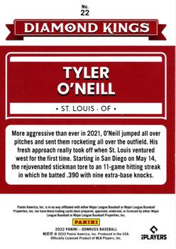 2022 Donruss - Holo Orange #22 Tyler O'Neill Back