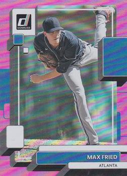 2022 Donruss - Holo Pink #122 Max Fried Front