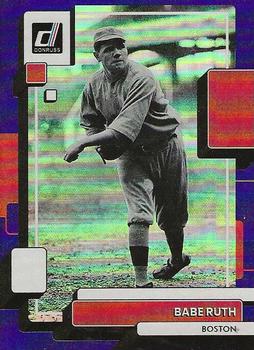 2022 Donruss - Holo Purple #229 Babe Ruth Front