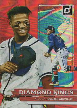 2022 Donruss - Holo Red #16 Ronald Acuna Jr. Front