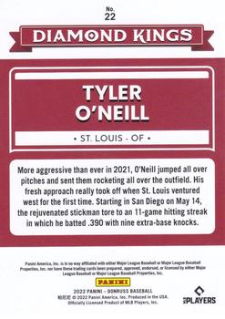 2022 Donruss - Holo Red #22 Tyler O'Neill Back