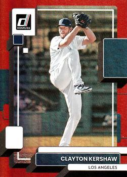 2022 Donruss - Holo Red #85 Clayton Kershaw Front