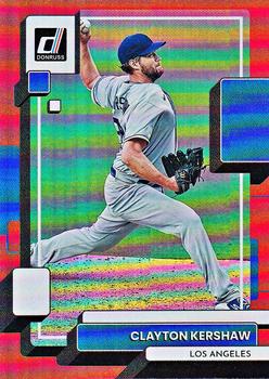2022 Donruss - Holo Red #85 Clayton Kershaw Front
