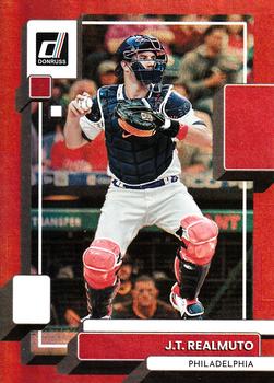 2022 Donruss - Holo Red #95 J.T. Realmuto Front