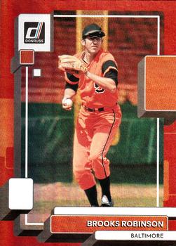 2022 Donruss - Holo Red #136 Brooks Robinson Front