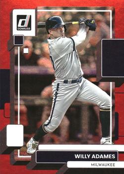 2022 Donruss - Holo Red #139 Willy Adames Front