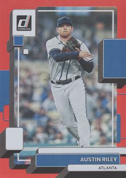 2022 Donruss - Holo Red #155 Austin Riley Front
