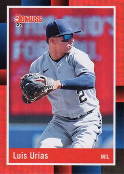 2022 Donruss - Holo Red #245 Luis Urias Front