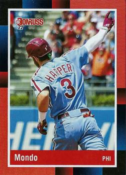 2022 Donruss - Holo Red #251 Bryce Harper Front