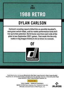 2022 Donruss - Holo Red #264 Dylan Carlson Back