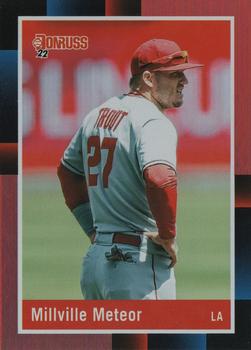 2022 Donruss - Holo Red #265 Mike Trout Front
