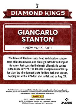 2022 Donruss - Independence Day #3 Giancarlo Stanton Back