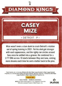 2022 Donruss - Independence Day #8 Casey Mize Back