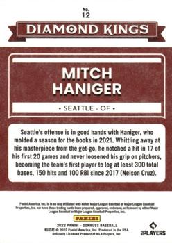 2022 Donruss - Independence Day #12 Mitch Haniger Back