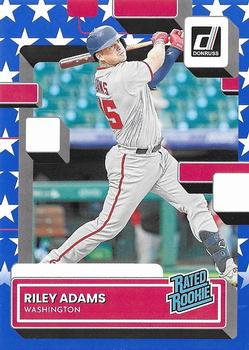 2022 Donruss - Independence Day #75 Riley Adams Front