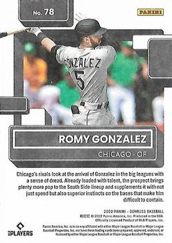 2022 Donruss - Independence Day #78 Romy Gonzalez Back