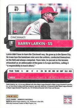 2022 Donruss - Independence Day #87 Barry Larkin Back