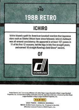 2022 Donruss - Independence Day #240 Ichiro Back