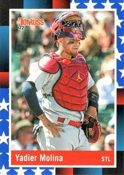 2022 Donruss - Independence Day #263 Yadier Molina Front